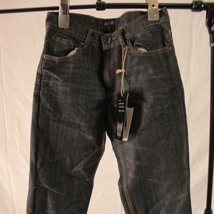 FUSAI Blue/Black Jeans Boys size 12 new with tags